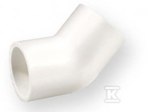 KOLANO 45ST KW/KW PVC 1 (SZT)