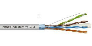 BITLAN F/UTP 4X2X23 AWG (0,54) CAT.6 350 (m)