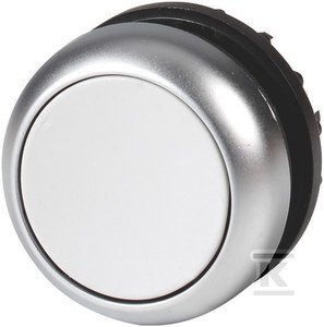M22-D-GR PRZYCISK PŁASKI SZARY (SZT)
