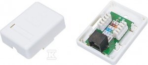 GNIAZDO NATYNKOWE UTP KAT.5E 1XRJ45 (SZT)