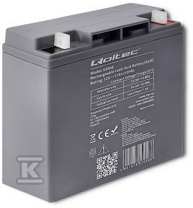 AKUMULATOR AGM 12V 17AH MAX. 255A (SZT)