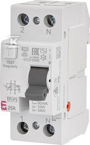 EFI-P2 AC 25/0.03 WYŁ.RÓŻNIC-PRĄD. (SZT)
