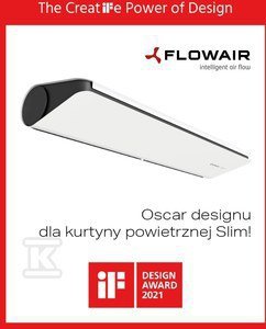 SLIM N-100 KURTYNA DRZW. ZIMNA 1M BIAŁA (SZT)
