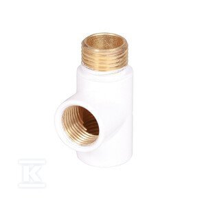 TRÓJNIK DO GRZAŁKI 1/2 RAL9016 (SZT)