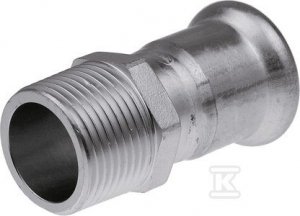 ZŁĄCZKA Z GZ 76X2 1/2 INOX PRESS (SZT)