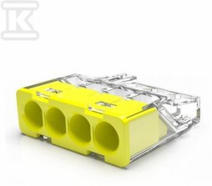 SZYBKOZŁĄCZKA MINI X4,DRUT,0,2-2,5MM2 (OPK)