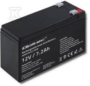 AKUMULATOR AGM 12V 7.2AH MAX. 108A (SZT)