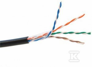 KABEL U/UTP KAT. 5E, ZEW. SUCHY PE 500M (m)