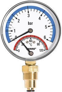 TERMOMANOM.80MM 1/2RADIALNY DO 6BAR 120C (SZT)