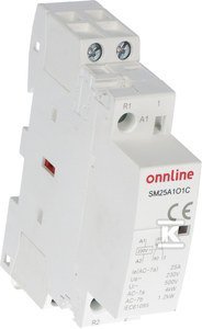 STYCZNIK MOD.1NO+1NC 25A 230V AC ONNLINE (SZT)
