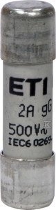 WKŁADKA CH10X38 GG 0,5A/500V (SZT)
