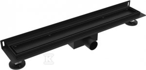 ODPŁYW PRZYŚCIENNY WALL 80 BLACK 2W1 (SZT)