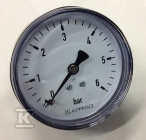 MANOMETR RF63 POZIOMY 1/4 0-6BAR (SZT)