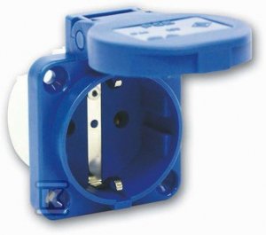 GN.TAB.1F 16A/3P/230V SCHUKO IP54 (SZT)