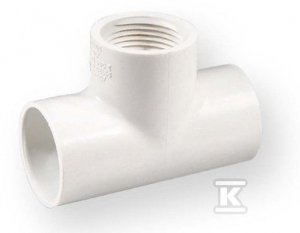 TRÓJNIK NAKRĘTNY KW/KW/GW PVC 3/4 (SZT)