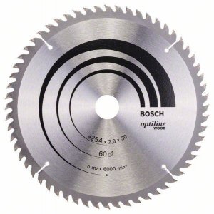 PIŁA TARCZOWA-T OPTILINE WOOD 254*30/Z60 (1 SZT)