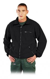 BLUZA Z POLARU HONEYB CZARNY ROZMIAR S (1 SZT)
