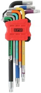 KOMPLET KLUCZY TORX RED LINE 9 SZT. (1 KPL)