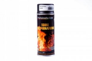 SPRAY 400ML ŻAROODPORNY CZARNY 9011 (1 SZT)