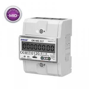 3-FAZOWY LICZNIK ENERGII ELEKTRYCZNEJ  80A RS485 MID (1 SZT)