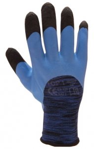 RĘKAWICE OCHRONNE, SPIENIONY LATEX SUPER TECH BLUE FIX R.10 (12 PAR)