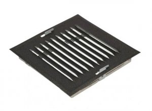 KRATKA METALOWA SKOŚNA W RAMCE Z SIATKĄ 14*14CM GRAFIT MAT (1 SZT)