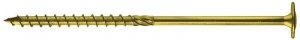 WKRĘT DO DREWNA Z KOŁNIERZEM NA TORX OCYNK ŻÓŁTY 8*220MM T40 (50 SZT)