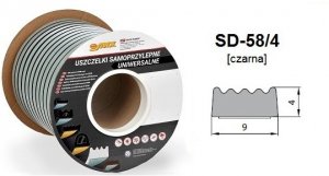USZCZELKA CZARNA SD-58/4-0 DGP 9*4 MB (125 MB)