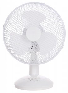 WENTYLATOR BIURKOWY 30CM BIAŁY (1 SZT)