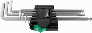 ZESTAW KLUCZY TRZPIENIOWYCH Z KULKĄ HEX PLUS 7CZ, MAGNETYZER (1 KPL)