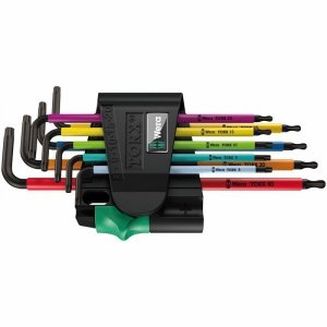 ZESTAW KLUCZY TRZPIENIOWYCH TORX MULTICOLOUR TX8-TX40 (1 KPL)