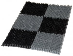 WYCIERACZKA TRAWKA PLASTIKOWA 6-CZĘŚCIOWA 36*55CM BLACK/GREY (1 SZT)