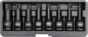 ZESTAW TRZPIENIOWYCH KLUCZY UDAROWYCH TORX 8CZ. (1 KPL)