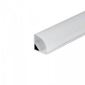 Profil Aluminiowy V-TAC 2mb Biały, Klosz Mleczny, Kątowy VT-8109-W 5 Lat Gwarancji