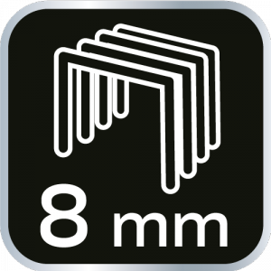 Zszywki typ J, 8 mm, 2000 szt.