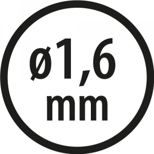Wiertła do metalu Baildon BASIC DIN 338 RN NWKa 1,6 mm, HSS (S), 43-20 mm, wielokrotność 10