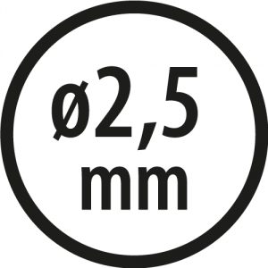 Wiertła do metalu Baildon BASIC DIN 340 RN NWKb 2,5 mm, HSS (S), 95-62 mm, wielokrotność 10