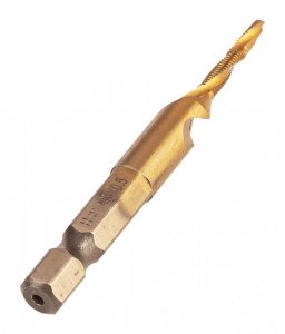 Wiertło gwintujące HSS TiN, M3x0,5 mm, Hex