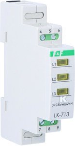 LK-713Y LAMP.KONT.ZASIL ZÓŁTA 3X230V (SZT)