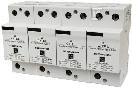 OGR.PRZE.1+2+3(BCD) 100KA 4P DS254VG-300 (SZT)