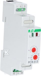 PCR-513 PRZ.CZAS.24V 10A IP40 SZYNA 1MOD (SZT)