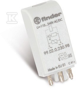 MODUŁ EMC LED ZIELONY+WAR 110-240VAC/DC (SZT)