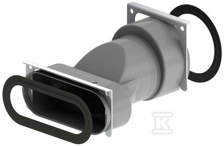 PRZEJŚCIE Z 90/75 NA KANAŁ FLAT 51 (SZT)