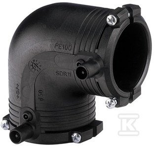 KOL.EL.90ST.D40 SDR11,PN10 GAZ/PN16 WODA (SZT)