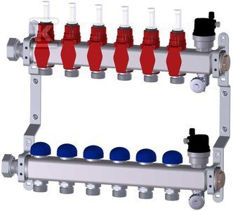 ROZDZIELACZ PREMIUM Z ROTAMETRAMI-2 OB. (SZT)
