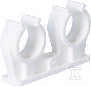 UCHWYT PODW ZE ŚRUBĄ I KOŁKIEM 20-22M (OPK)
