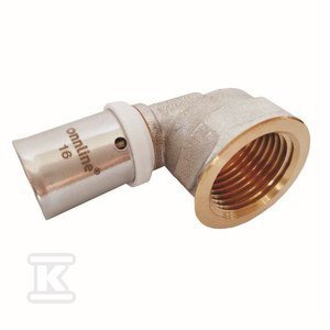 KOLANO 90ST ZAPRASOWYWANE GW 16MM X 3/4&quot; (SZT)
