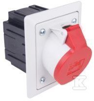 GN.TAB.SKOS 16A 5P IP44 PUSZKA N/T SZAR. (SZT)