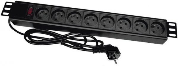 LISTWA ZASIL. 19&quot; 8XCEE 7/5-7/7 WYŁ (SZT)