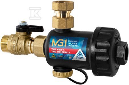 FILTR MAGNETYCZNY RBM MG1 3/4&#039;&#039; CZARNY (SZT)
